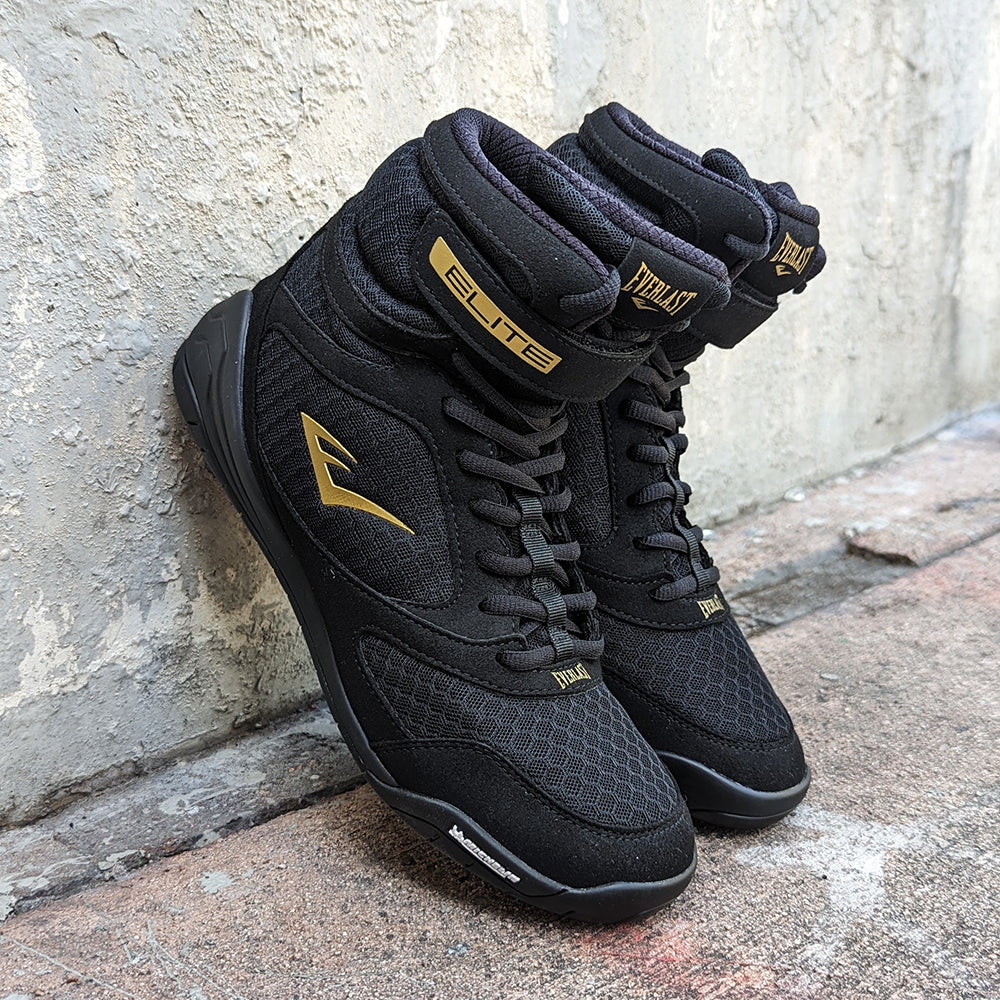 EVERLAST SHOES ELITE 2 BOXING BLACK/GOLD - Image 3