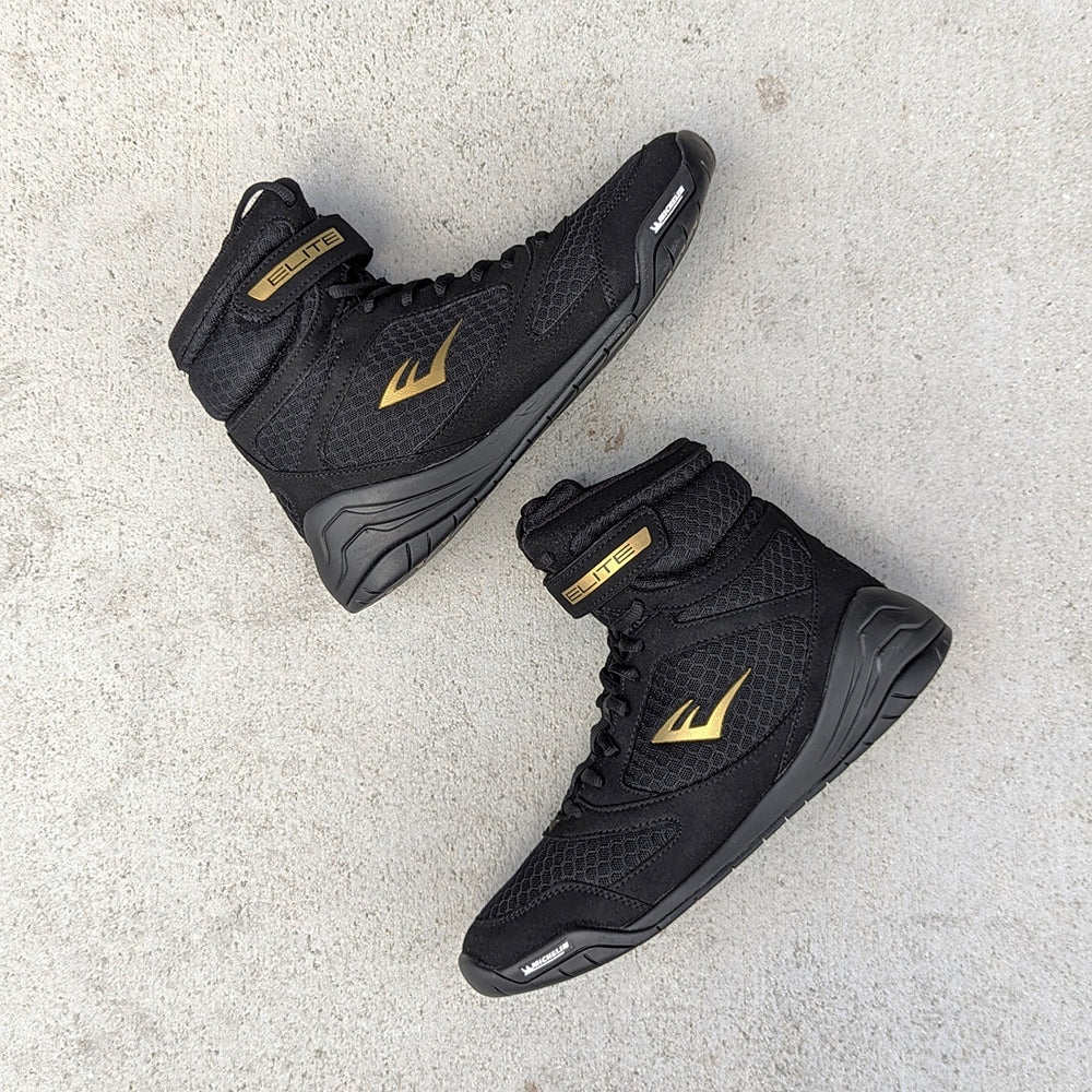 EVERLAST SHOES ELITE 2 BOXING BLACK/GOLD - Image 4