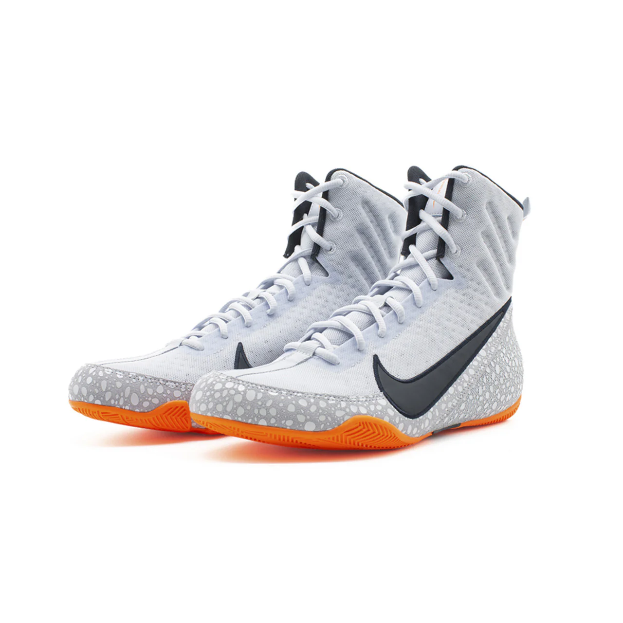NIKE SHOES BOXING MACHOMAI 3 LIMITED EDITION GREY/ORANGE - Image 4