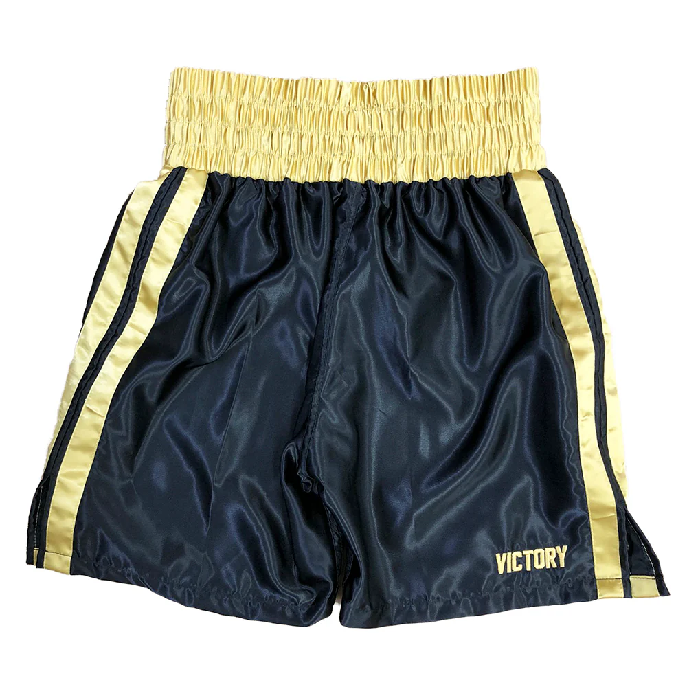 VICTORY BOXING SHORTS VICE SERIES BLACK/GOLD - Image 4
